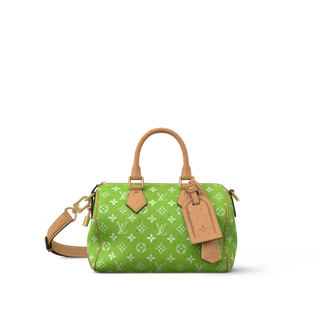 Speedy P9 25 Ostrich Leather - Les Extraordinaires - Exotics